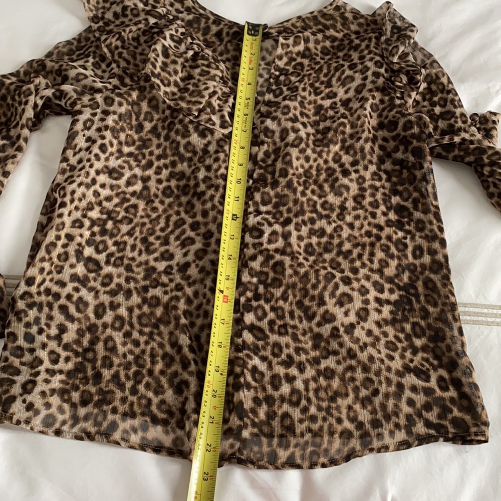 TOPSHOP leopard blouse - Picture 7 of 10